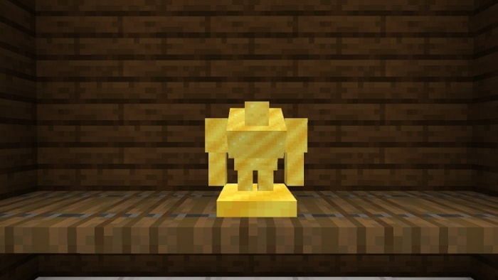Golden Brute Zombie Trophy