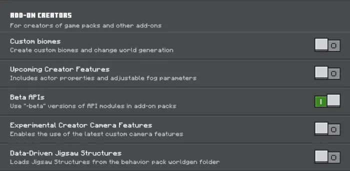 Required Experiments for Survival Reworked Addon