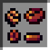 Pixel art coffee items.