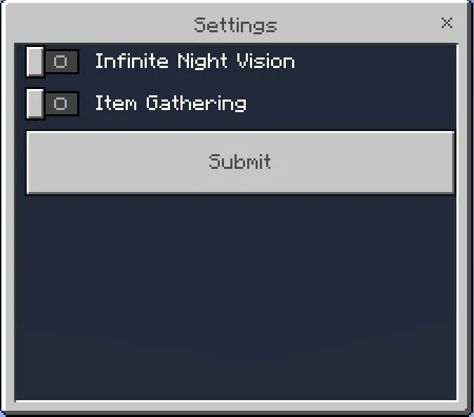 Setting Menu