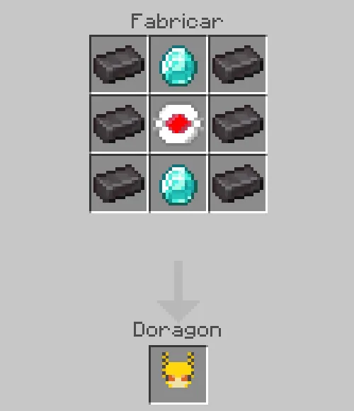 Crafting recipe for Doragon item.