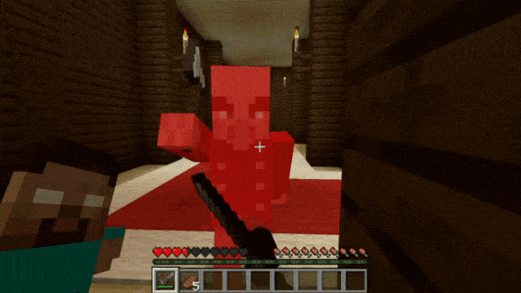 Herobrine Totem in action.