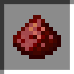 Coffee bean pixel art icon.