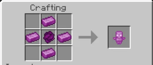 Crafting recipe for Veilnium armor.