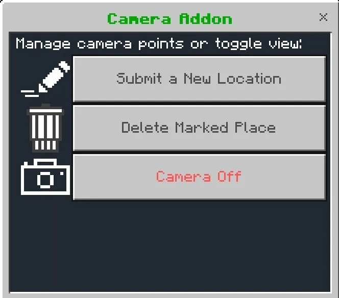 Camera Addon Usage