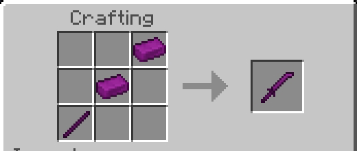 Crafting recipe for a Veilnium sword.