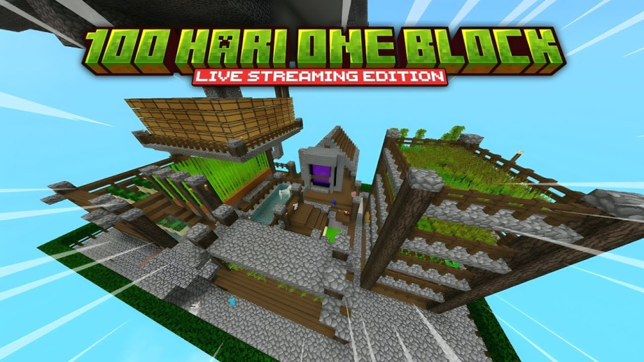 Thumbnail: 100 DAYS IN MINECRAFT ONE BLOCK