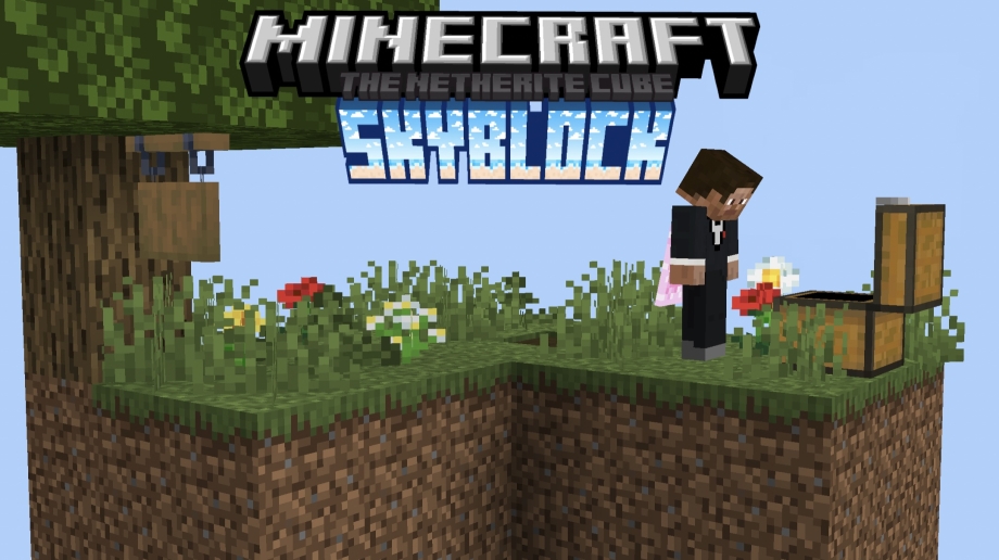 Thumbnail: Netherite Cube’s Minecraft Skyblock