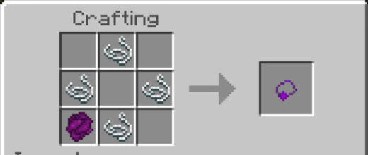Crafting recipe for Veilnium item.