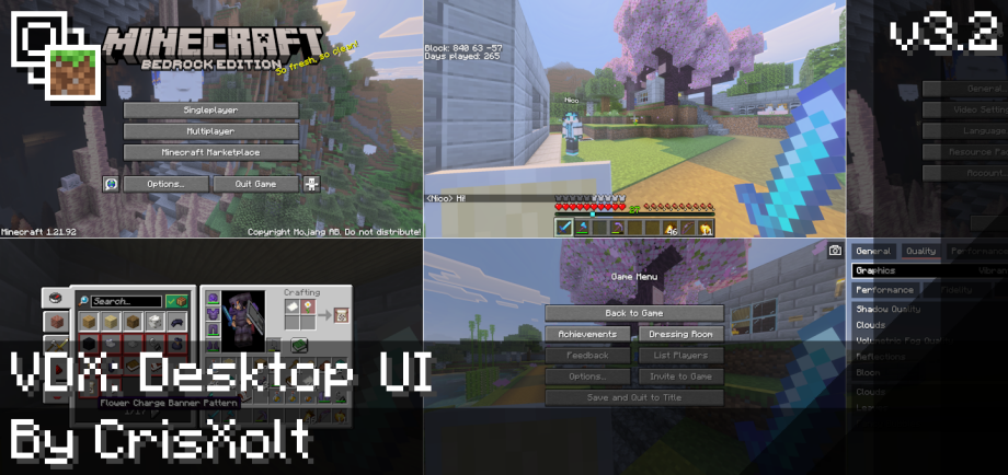 Thumbnail: VDX: Java/Desktop UI v3.2.5 [v1.21.90]