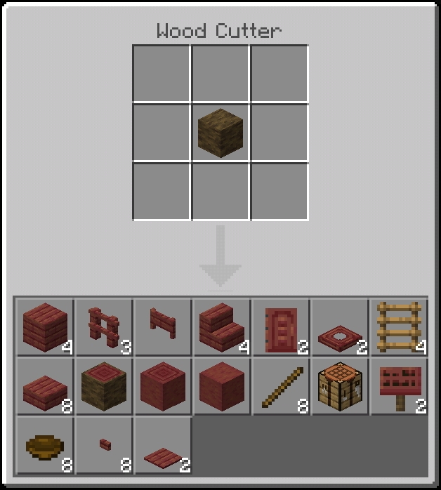 Crafting wooden blocks from a log.