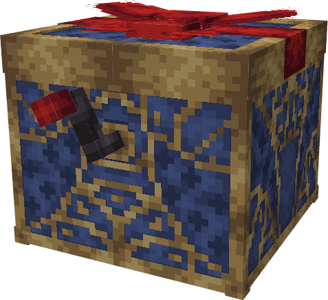 Jackie-themed Minecraft gift box.