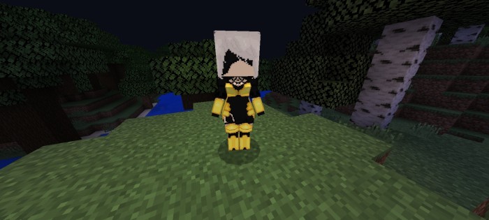 Character mod with anime-style skin.