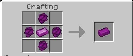 Crafting Veilnium ingot recipe.