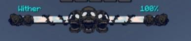 Decorative wither bossbar design.