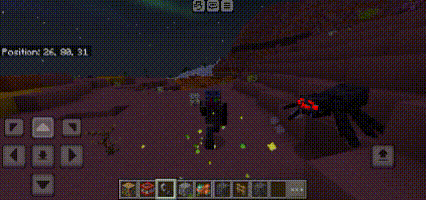 Player leaves glowing particle trails.