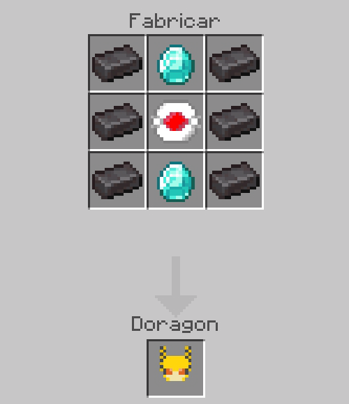 Crafting recipe for a Doragon item.