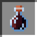 Potion bottle icon with coffee color.