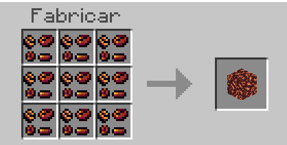 Crafting recipe with coffee beans.