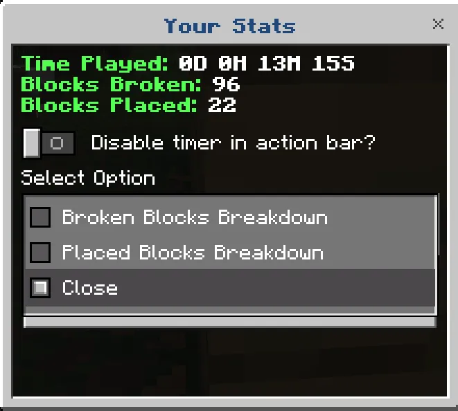 Time Played + Tracker 3