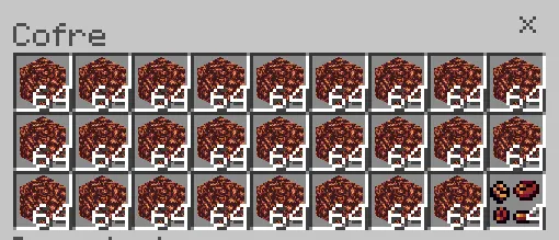 Chest with coffee beans in inventory.