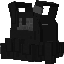 Black tactical vest armor.