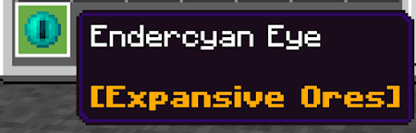 Endercyan Eye from Expansive Ores addon