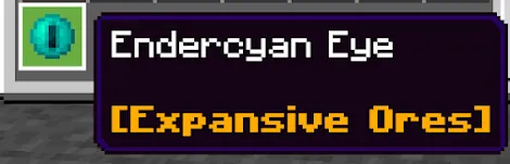 Endercyan Eye from Expansive Ores addon
