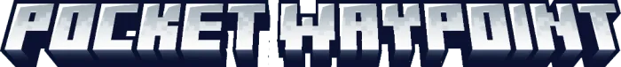 Pocket Waypoint logo in blocky font.