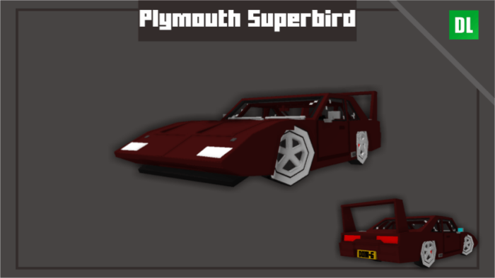 Plymouth Superbird car model.