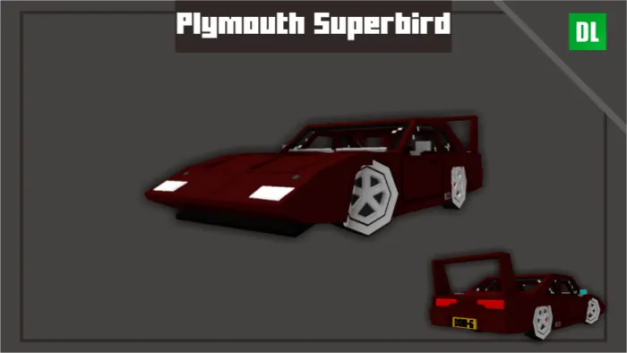 Plymouth Superbird car model.