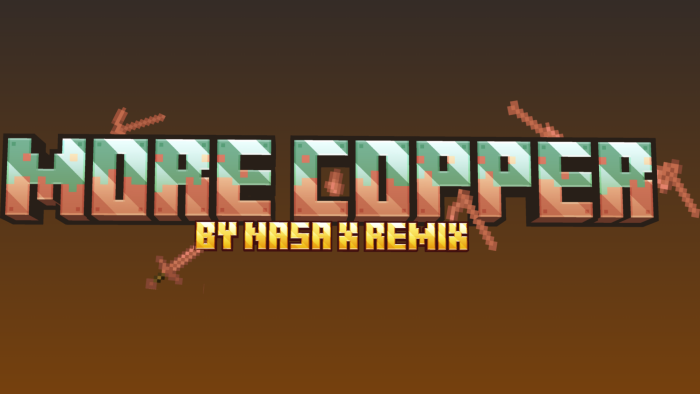 More Copper mod logo with copper rods.
