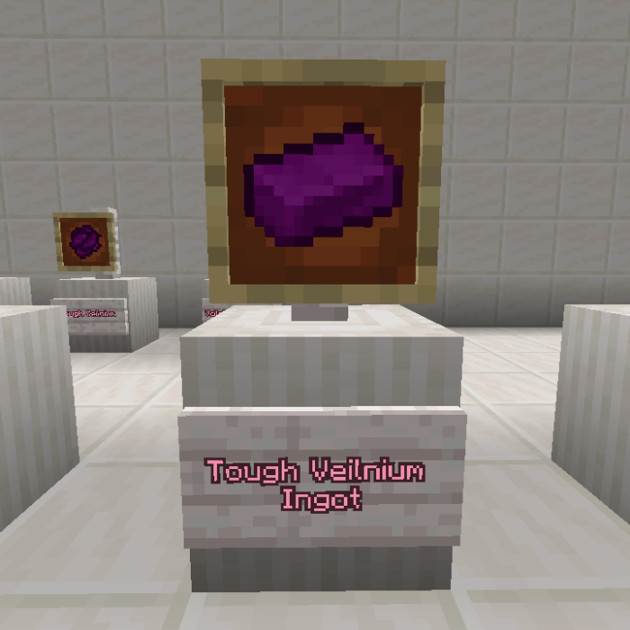 Purple Veilnium Ingot Display
