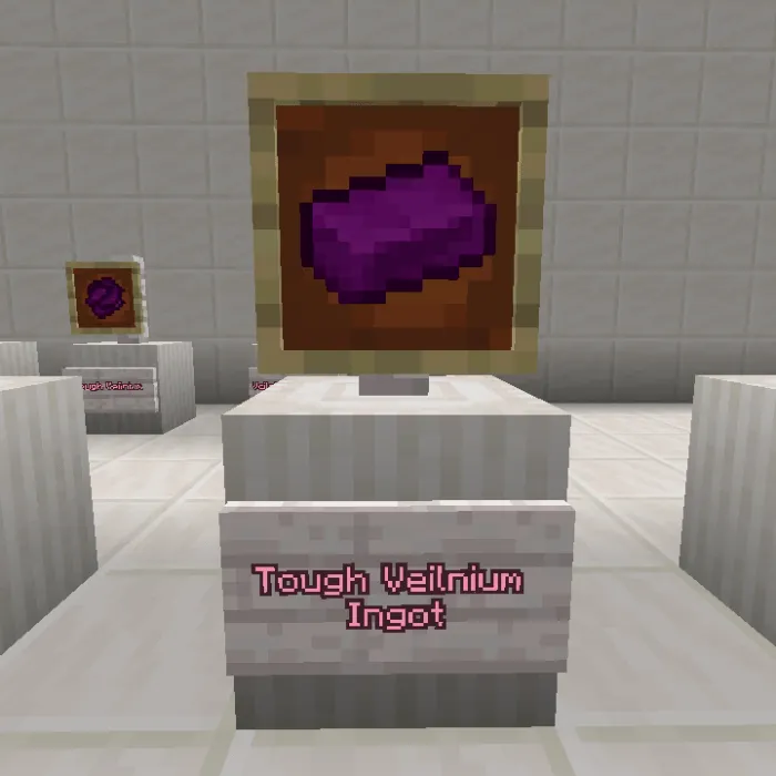 Purple Veilnium Ingot Display