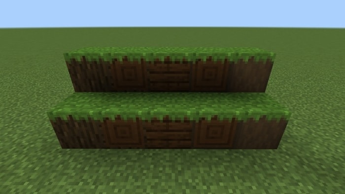 Grassed Dark Oak Log
