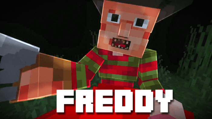 Minecraft-style Freddy Krueger mod.