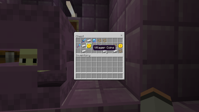 Chest with Villager Coins inside.