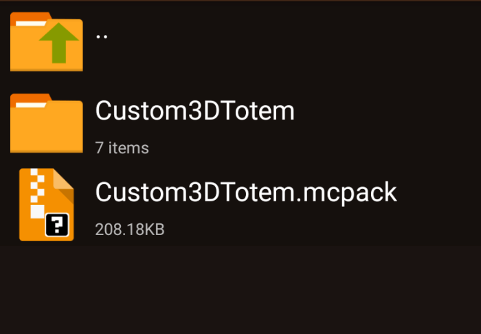 Custom 3D Totem With Player Skin (RP) screenshot №11