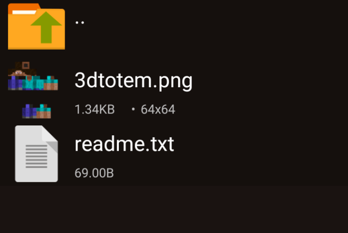 Custom 3D Totem With Player Skin (RP) screenshot №13