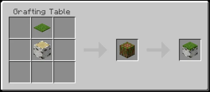 Grassed Birch Log Recipe 1