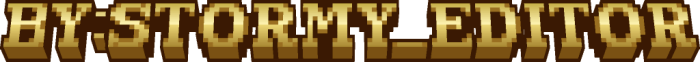 Text BY STORMYEDITOR in block letters.