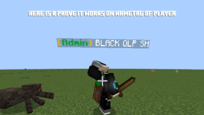 Player with Admin rank tag.