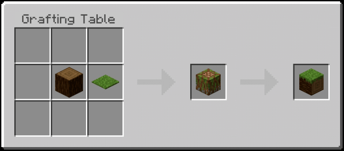 Grassed Spruce Log Recipe 2