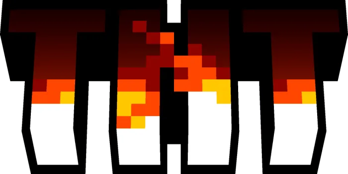 TNT graphic with fiery effects.