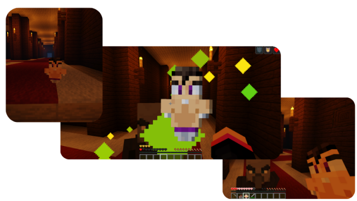 Custom Vegetta777 Totem in Minecraft