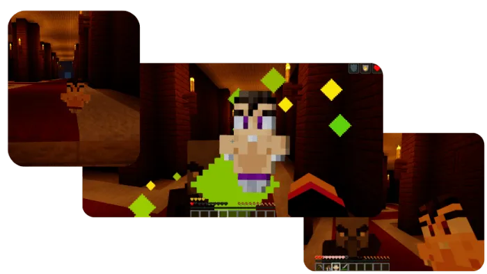 Custom Vegetta777 Totem in Minecraft