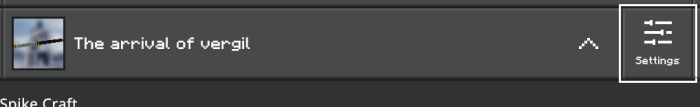 Arrival of Vergil mod settings screen.