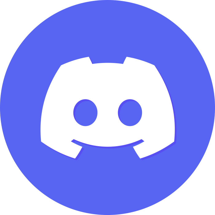 Discord logo on a purple background.