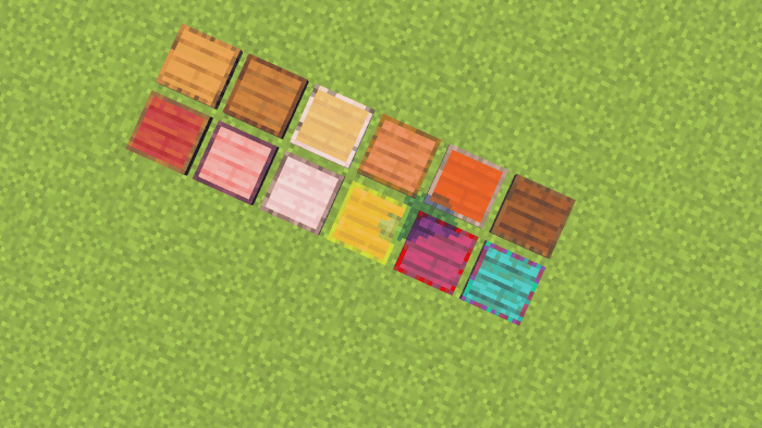 Colorful pressure plates on grass.