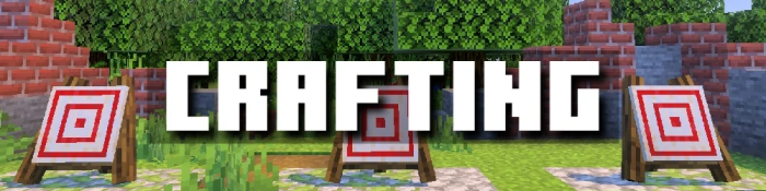 Target boards with CRAFTING text.